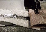 How to put a zipper in a pillow
