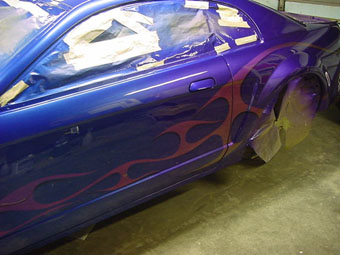 Carbon fiber Mustang