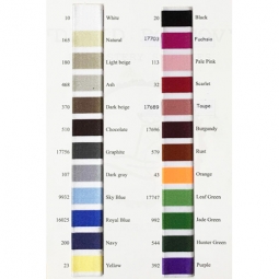 large polyester thread color chart